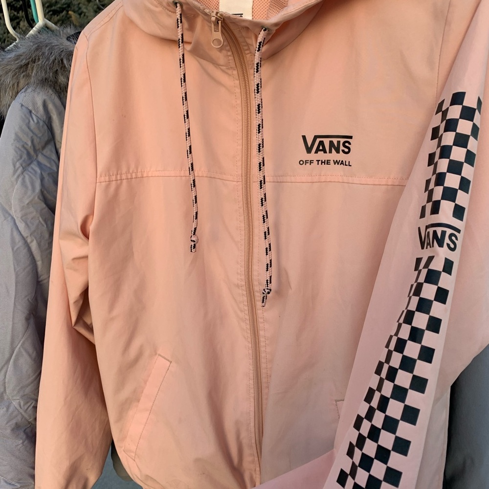 Vans pink rain/wind breaker